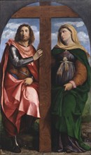 Exaltation of the Cross. Saints Constantine the Great and Helena, 1520-1522.