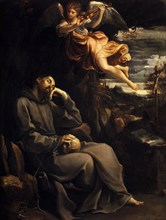 Saint Francis Consoled by the Musical Angel, 1606-1607.