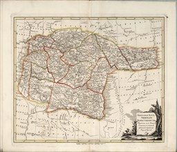 General Map of Ufa Governorate, 1791.