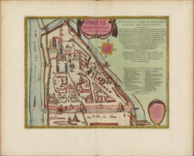 The Moscow Kremlin Map of the 16th century (Castellum Urbis Moskvae), ca. 1600.