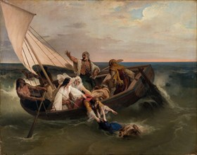 Boat with Greek Fugitives, 1834.