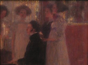 Schubert at the piano (Sketch), 1896.