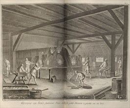 Glass Making. From Encyclopédie by Denis Diderot and Jean Le Rond d'Alembert, 1751-1765.