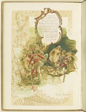 Program for the ballet La Perle by Marius Petipa and Riccardo Drigo, 1896.