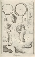 Antiquities. From Encyclopédie by Denis Diderot and Jean Le Rond d'Alembert, 1751-1765.