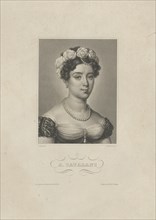 Portrait of the Italian singer Angelika Catalani (1780-1849), c. 1830-1840.