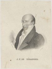 Portrait of Pierre-Jean de Béranger (1780-1857).