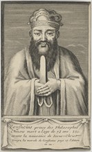Portrait of the Chinese thinker and social philosopher Confucius, Between 1745 and 1755.