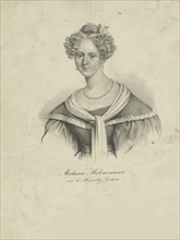 Portrait of Mélanie d?Hervilly Gohier Hahnemann (1800-1878), 1830-1835.