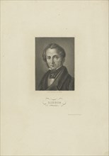 Portrait of the chemist Justus von Liebig, c. 1840.