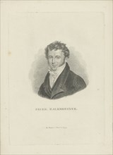 Portrait of the composer Friedrich Kalkbrenner (1785-1849), ca 1821.