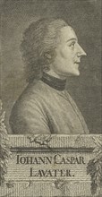 Portrait of the poet and physiognomist Johann Kaspar Lavater (1741-1801), 1773.