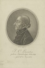 Portrait of the poet and physiognomist Johann Kaspar Lavater (1741-1801), c. 1810.