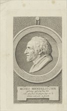 Portrait of Moses Mendelssohn (1729-1786) , 1786.