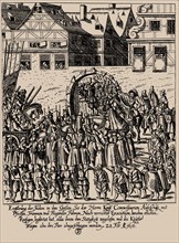 The Fettmilch Rising. Reintroduction of the Jews in Frankfurt on February 28, 1616, c. 1616-1617.