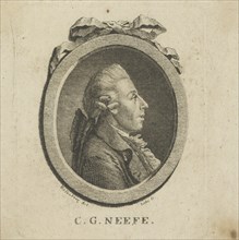 Portrait of the composer Christian Gottlob Neefe (1748-1798) , c. 1780.