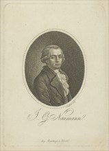 Portrait of the composer Johann Gottlieb Naumann (1741-1801) , c. 1800.
