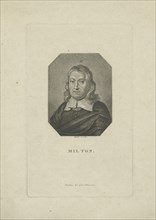 Portrait of the poet John Milton (1608-1674), ca 1818-1821.