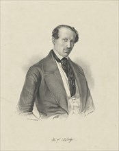 Portrait of the composer Hans Christian Lumbye (1810-1874) , c. 1850.