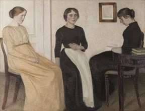 Three young women, 1888.