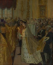 The wedding of Tsar Nicholas II and the Princess Alix of Hesse-Darmstadt on November 26, 1894, 1895-