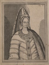 Tsarina Irina Godunova (1557-1603), the wife of Tsar Feodor I of Russia.