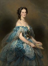 Portrait of Grand Duchess Alexandra Iosifovna of Saxe-Altenburg (1830-1911), 1859.