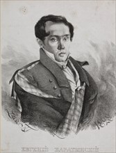 Portrait of the poet Yevgeny Abramovich Baratynsky (1800-1844), 1828.