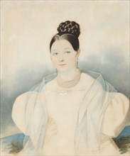 Portrait of Countess Ekaterina Alexandrovna Zubova, née Obolenskaya (1811-1843), 1830s.