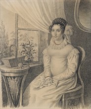 Portrait of Varvara Alexandrovna Korsakova , Early 1820s.