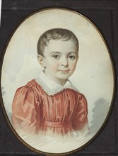 Portrait of Eugenia Kochubey as child, 1849.