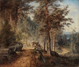 Road in Häme (A Hot Summer Day) , 1860.
