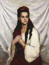 Portrait of the actress Hedvig Charlotta Raa-Winterhjelm (1838-1907), 1876.