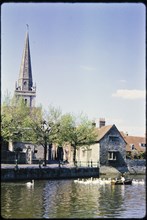 St Helen's Wharf, Abingdon, Oxfordshire, c1960s