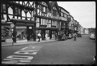 Broad Street, Ludlow, Shropshire, c1955-c1980