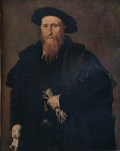 Portrait of a gentleman with gloves, 1543, (1930).
