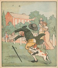 Good man of Islington bitten by the dog, c1879.
