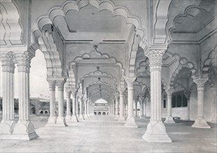 Agra. The Dewan-i-am, or Hall of Public Audience', c1910.