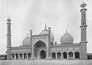 Delhi. The Jumma Musjid', c1910.