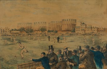 International Cricket Match at Kennington Oval', late 19th century.