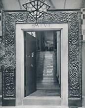 View into Sir L. Alma-Tadema's Studio through the Entrance Door', late 19th century.