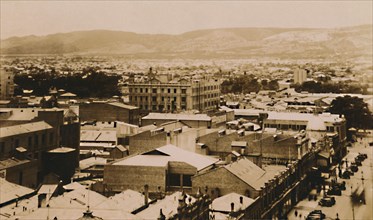 Panorama of Adelaide and the hills, South Australia, late 19th-early 20th century