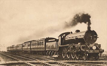 Up "West of England Dining Car Express" Exeter-London 199 Mins.', early 20th century.