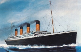 The RMS 'Titanic'.