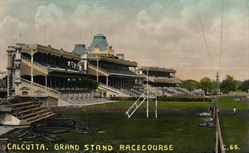 Calcutta. Grand Stand Racecourse', c1930s.