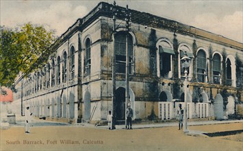 South Barrack, Fort William, Calcutta', late 19th-early 20th century.