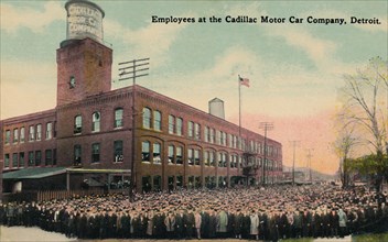 Employees at the Cadillac Motor Car Company, Detroit', c1930s.