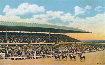 The Race Track, Hialeah, near Miami, Florida, USA, c1930s.