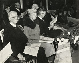 Queen Mary at the Thanksgiving for Victory concert, Royal Albert Hall, 1945, (1951).