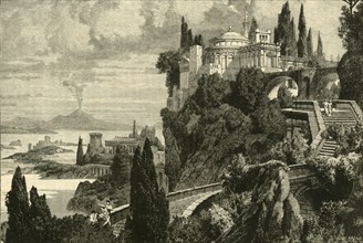 Scenery at Cape Misenum, near Balae', 1890.